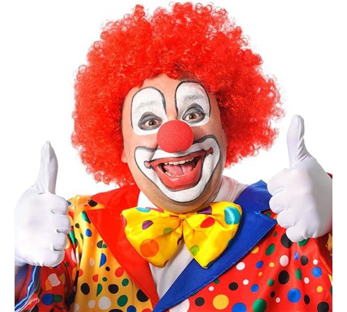 Kırmızı Renk Sünger Palyaço Burnu Takma Burun 10 Adet