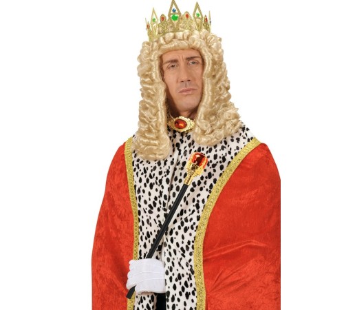 Kırmızı Topuzlu Kral Asası Kraliyet Asası 40 cm