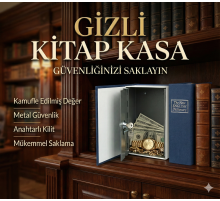 Kitap Görünümlü Gizli Kasa