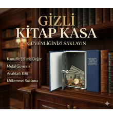 Kitap Görünümlü Gizli Kasa
