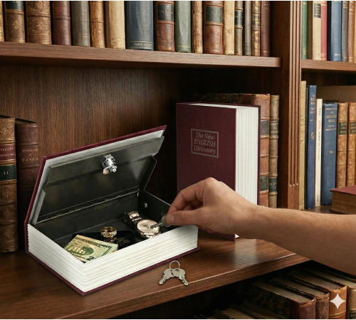 Kitap Görünümlü Gizli Kasa