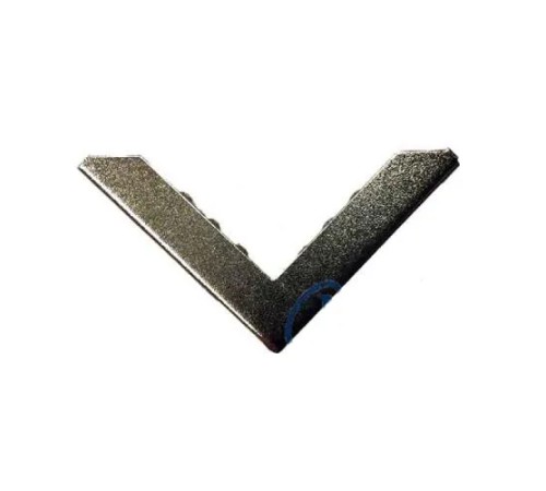 Kitap, Kapak, Menü, Albüm Köşesi, Büyük - 23x40mm, Nikel, 500 Adet