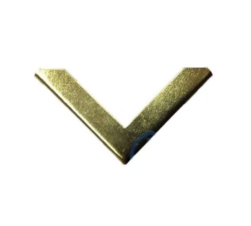Kitap, Kapak, Menü, Albüm Köşesi, Büyük - 23x40mm, Sarı, 10 Adet