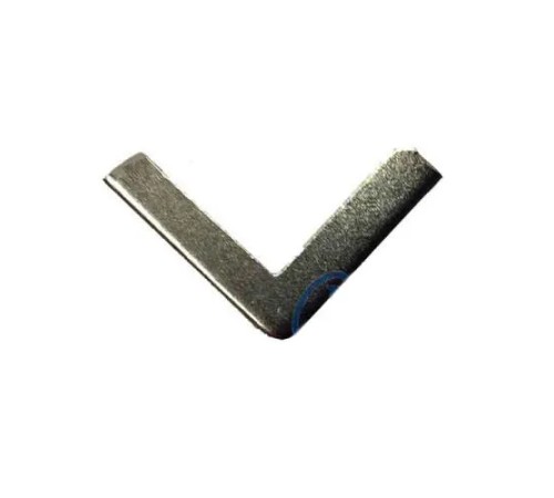 Kitap, Kapak, Menü, Albüm Köşesi, Orta - 18x32mm, Nikel, 20 Adet