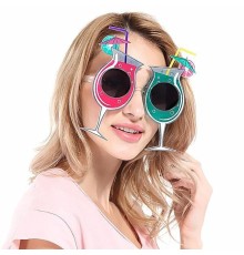 Kokteyl Temalı Hawaii Yaz Partisi Gözlüğü 15x16 cm