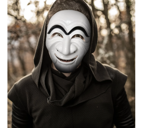 Koreli Hırsız Teatral Hahoe Maskesi - Para Heist Maskesi - Dali Maskesi