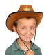 Kovboy Şerif Şapkası Kahve 12 Adet - Kostüm, Parti ve Gösteri Şapkası