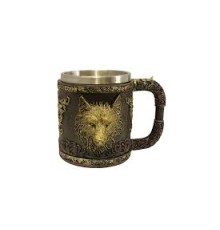 Kurt Detaylı Çelik Kupa