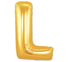 L Harf Folyo Balon Altın Renk  40 inç