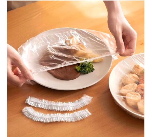Lastikli Tencere Ve Tabak Bonesi 100 Adet (20cm)