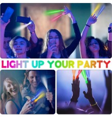 Led Işıklı Renkli Püsküllü Parmak Işığı 4 Renk 4 Adet