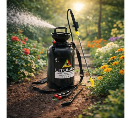LITOLAN ( 5LT ) ( MANUEL ) ( 2IN1 ) BAHÇE PÜSKÜRTME & KÖPÜK İLAÇ POMPA*6