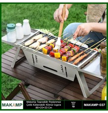 Makamp Taşınabilir Çelik Izgara 037