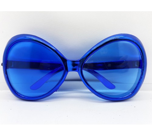 Mavi Renk Yeşilçam Nostalji 80li Yıllar 90lı Yıllar Parti Gözlüğü 7x16 cm