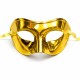 Metalize Parlak Parti Maskesi Altın Gold Renk 16x7 cm