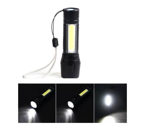 Mini Çok Güçlü Şarjli El Feneri Xpe-Cob Led Wt-030
