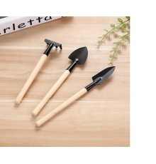 Mini Kazma Kürek Tırmık Seti - Portatif