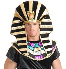 Mısırlı Tutankamon Şapkası Kobra Yılan Figürlü