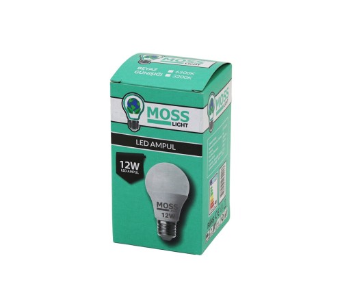 MOSS LIGHT 12W BEYAZ LED AMPUL E27 960Lm 6500K