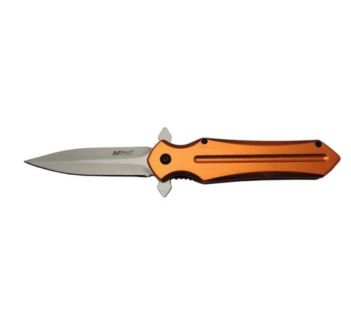 Mtech 4222 Turuncu Kamp Çakı 21cm- Yarı Otomatik, Kemerlikli