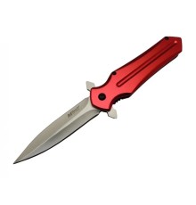 Mtech 4223 Kırmızı Kamp Çakı 21cm- Yarı Otomatik, Kemerlikli