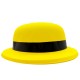 Neon Partisi Sarı Renk Melon Plastik Parti Şapkası