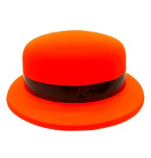 Neon Partisi Turuncu Renk Melon Plastik Parti Şapkası