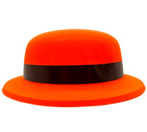 Neon Partisi Turuncu Renk Melon Plastik Parti Şapkası