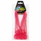 Neon Pembe Boncuk Kolye 80 cm – Retro 80’ler 90’lar Parti Aksesuarı