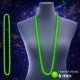 Neon Yeşil Boncuk Kolye 80 cm – Retro 80’ler 90’lar Parti Aksesuarı