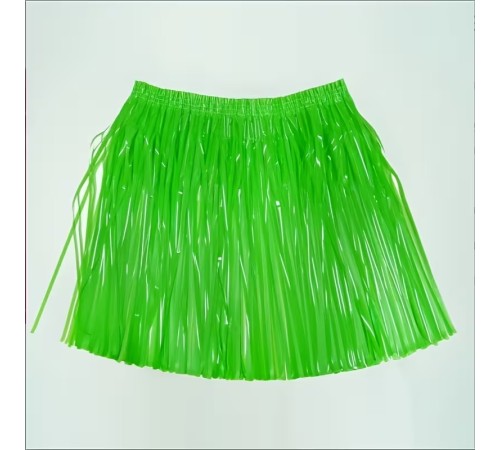 Neon Yeşil Hawaii Parti Eteği 40 cm