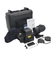 Nikula 558-G43 XPS2 Hedef İşaretleyici Red Dot - Holografik Nişangâh, 5x Büyütmeli Set-Siyah