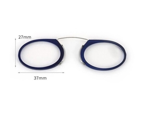 Nikula Burun Üstü Mini Sapsız 1.5x Gözlük Büyüteç - Mavi