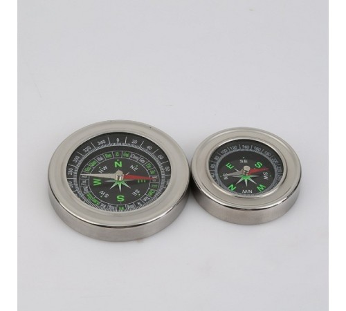 Yuvarlak Metal Kasa Dayanıklı Pusula 80mm