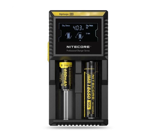 Nitecore D2 Digi Charger Li-ion / NI-CD / NI-MH / LifePO4 Dijital Pil Şarj Cihazı
