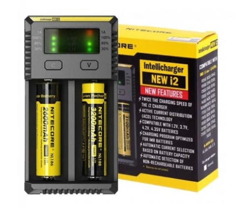 Nitecore New İ2 İntelli Charger Li-ion / NI-CD / NI-MH Pil Şarj Cihazı
