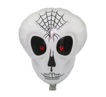 Örümcek Ağ Desenli İskelet Folyo Balon