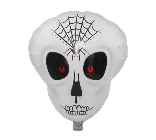 Örümcek Ağ Desenli İskelet Folyo Balon