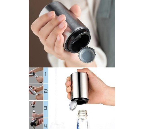 Otomatik Açacak - Otomatik Basmalı Şişe Kapak Açacağı