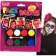Palyaço Yüz Boyama Seti Fırçalı Makyaj Boyama Seti 8 Renk