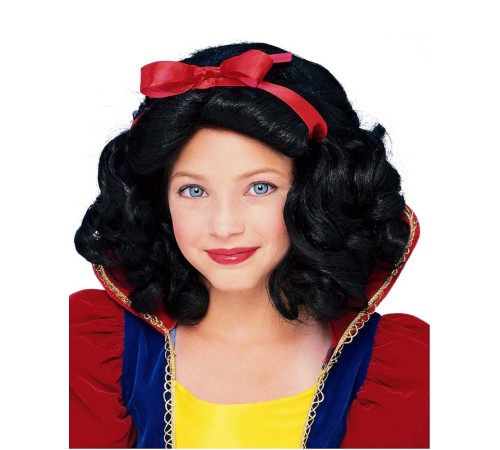 Pamuk Prenses Peruğu Kırmızı Fiyonklu