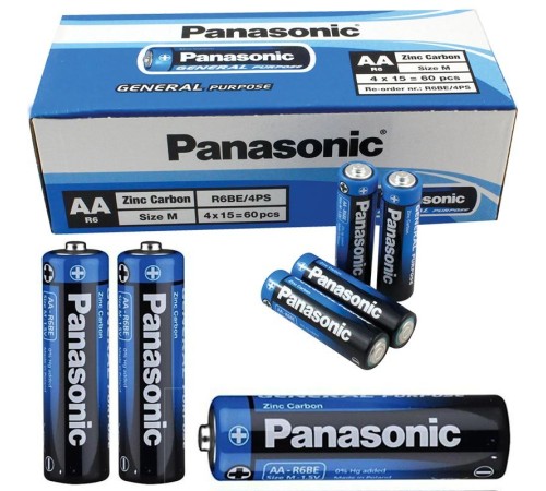 Panasonic Manganez Kalem AA Pil 60 Adet