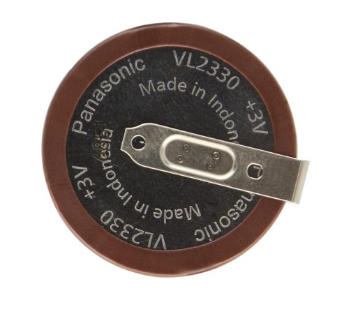 Panasonic VL-2330/HFN 180 Derece 3V Lithium Şarjlı Pil