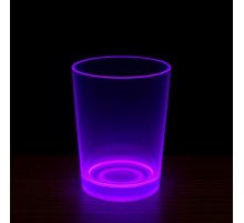 PartyGlow Neon Mor Bardak 8.5 x 10.5 cm