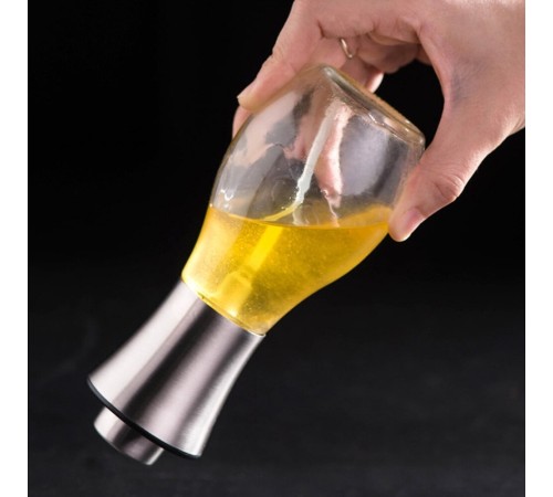 Paslanmaz Çelik Başlıklı Cam Spray Yağdanlık