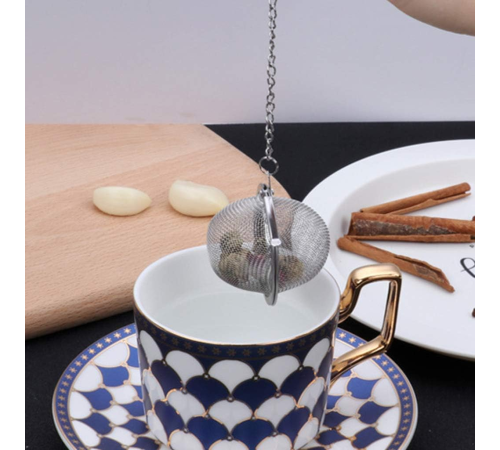 Paslanmaz Çelik Çay Demlik Küre Kilitleme Çay Topu