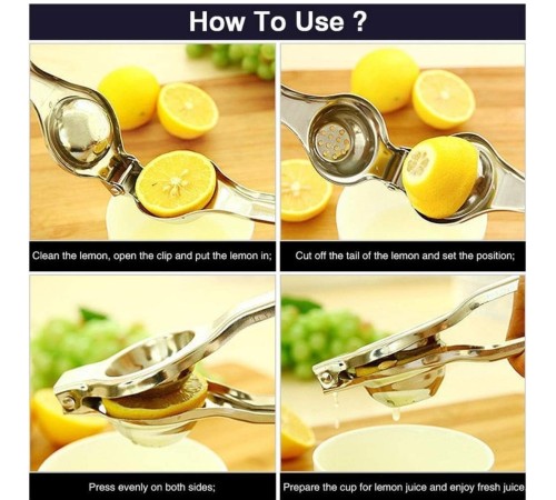 Paslanmaz Çelik Limon Sıkacağı