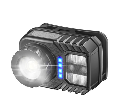 PeakStar PS-571 Sensör XPG COB LED USB Şarj Edilebilir Lityum Pilli Zoomlu Kafa Lambası