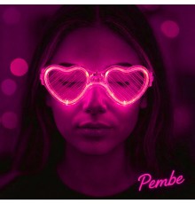 Pembe LED Işıklı Kalp Gözlük – 3 Modlu Parti & Glow Gözlüğü