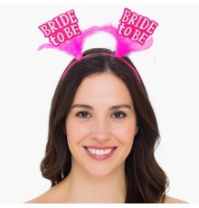 Pembe Renkli Bride to Be Parti Tacı – Bekarlığa Veda Gecesi İçin